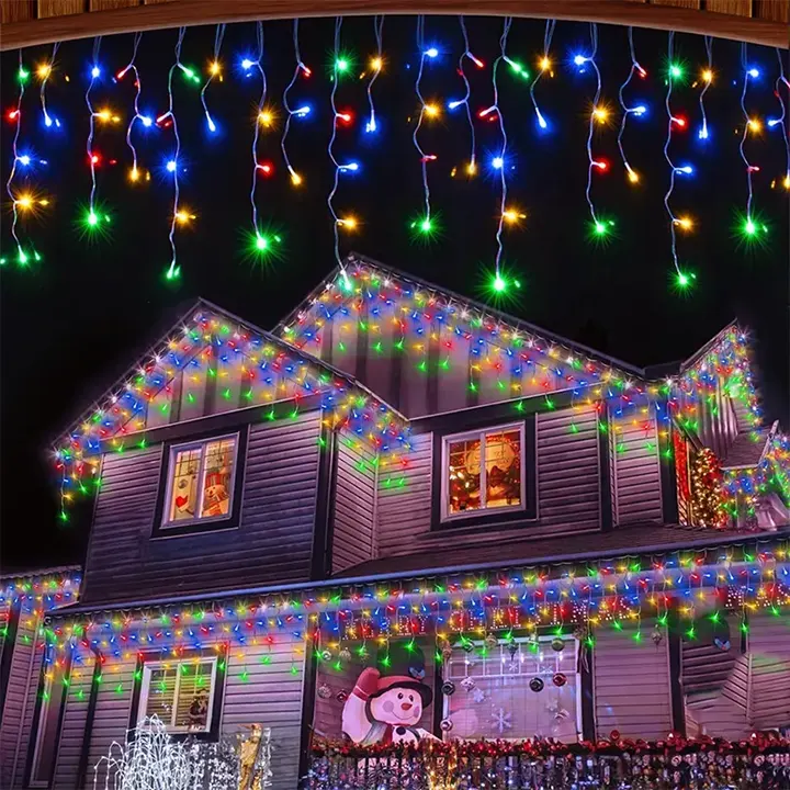 LED sijalice 3m s nizovima sve praznične boje euroshop