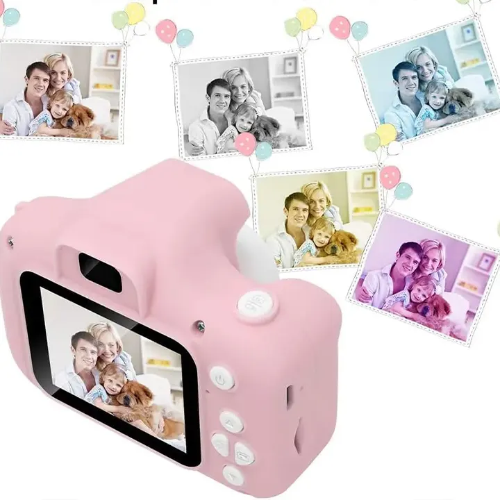 dečiji fotoaparat rozi za kreativne mališane s 15 kadrova euroshop