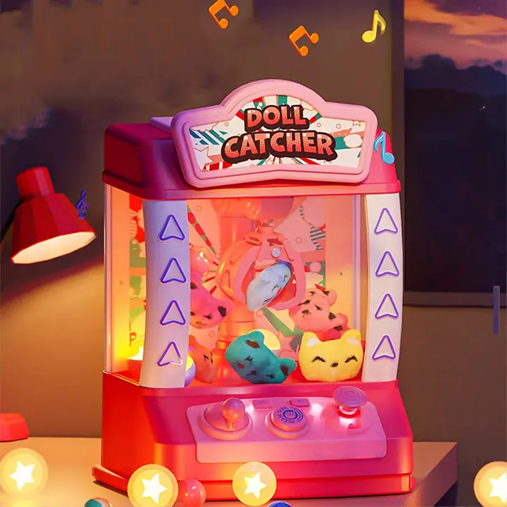 masina za hvatanje igracka sa 4 plisane igracke i 6 loptica euroshop