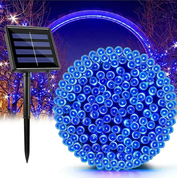 plave solarne led sijalice za spoljašnju dekoraciju bez struje euroshop
