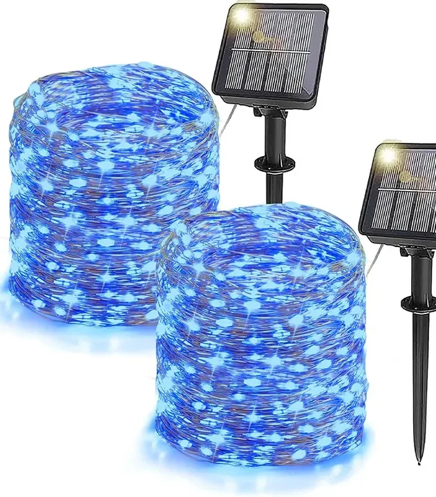 plave solarne sijalice 20m efikasno punjenje sunčevom energijom euroshop