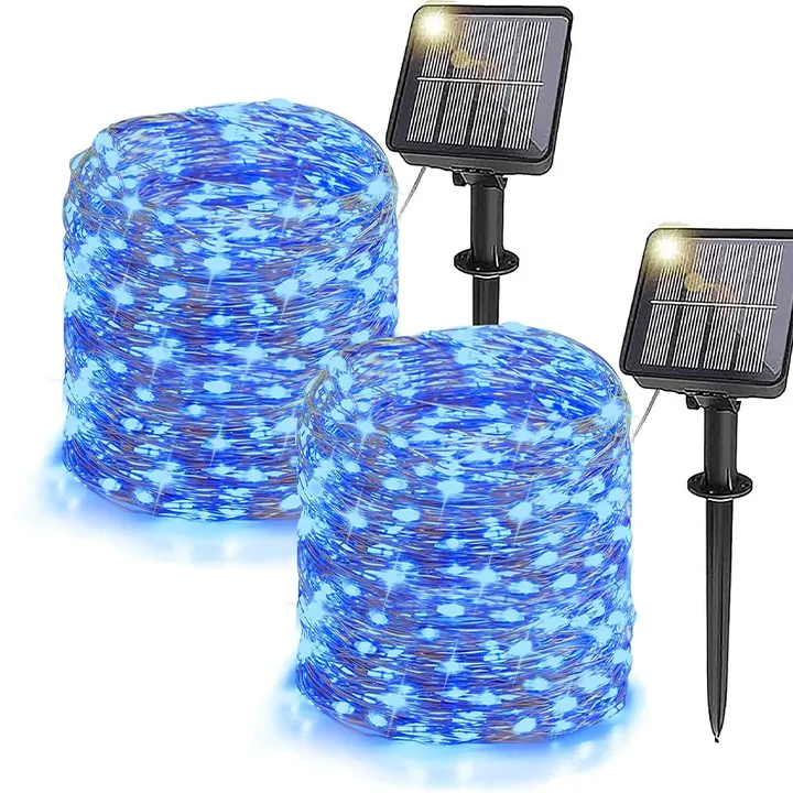 plave solarne sijalice 20m efikasno punjenje sunčevom energijom euroshop