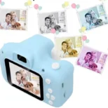 plavi dečiji fotoaparat sa 720p video snimkom i automatskim fokusom euroshop