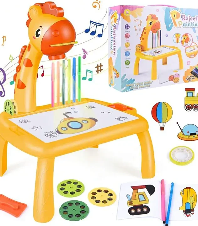 projektor za decu zuti zabava i kreativnost euroshop