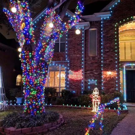 šarene solarne led sijalice sa automatskim paljenjem za dvorište euroshop