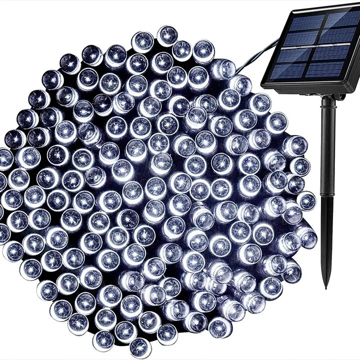 solarne led sijalice 10m različite boje za vrt terasu bela euroshop