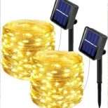 solarne led sijalice žute 20m bakarna žica za dekoraciju euroshop