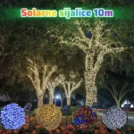 solarne sijalice 10m bela plava žuta šarena za dekoraciju euroshop