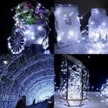 solarne sijalice 20m bele led lampice za sve prilike euroshop