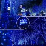 solarne sijalice plave 10m s automatskim paljenjem i mističnim svetlom euroshop
