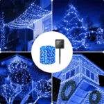 solarne sijalice plave 20m 200 led sijalica za ukrašavanje dvorišta euroshop
