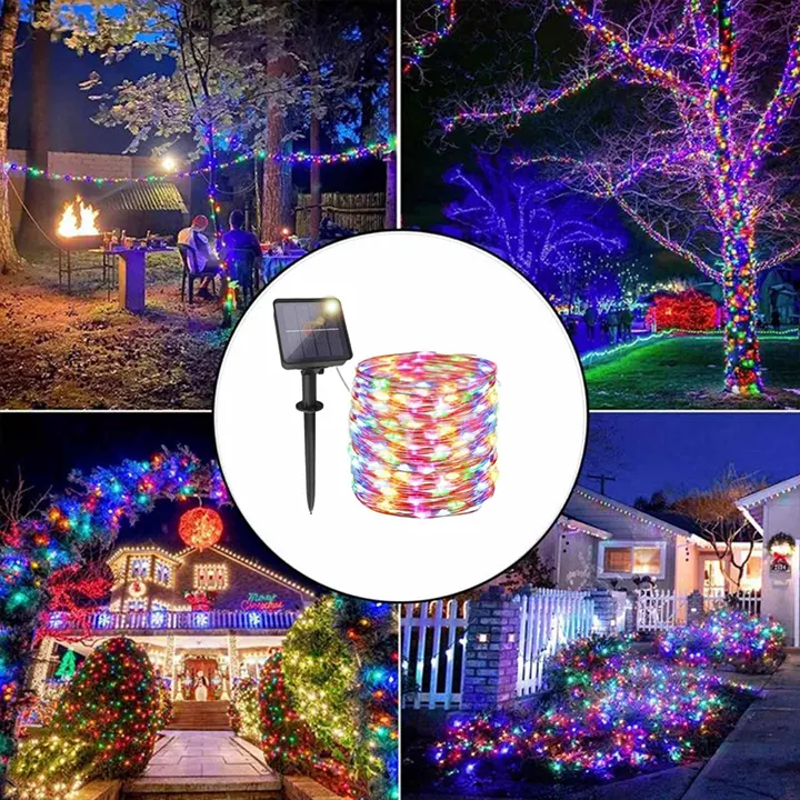 solarne sijalice sarene 20m 200 led sijalica za ukrašavanje prostora euroshop