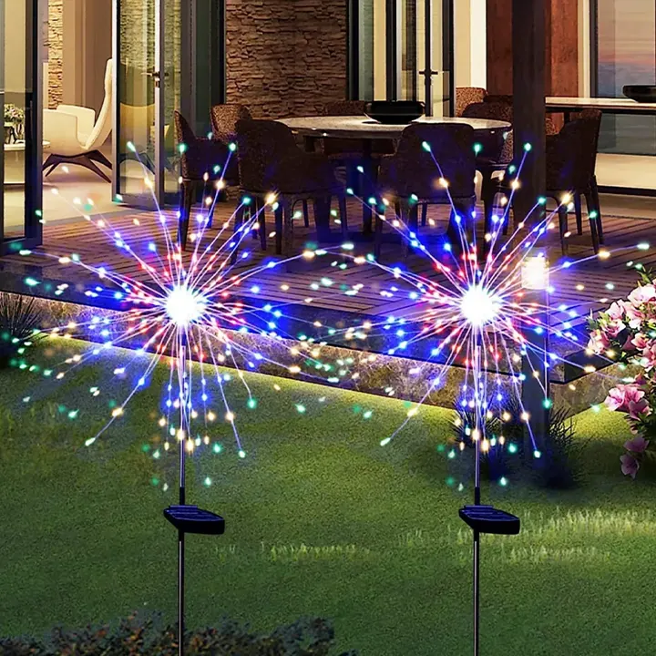 solarno drvce sa sarenim led zicama i automatskim pokretanjem euroshop