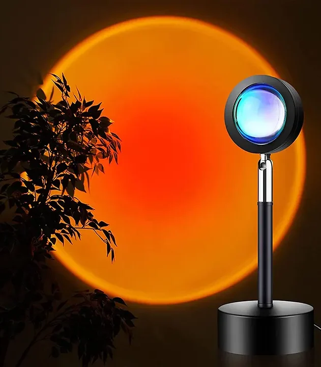 dekorativna led lampa zalazak sunca sa rotirajucim svetlom euroshop