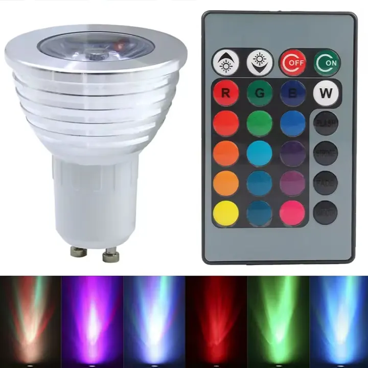 gu10 led sijalica 3w 24 boje sa energetskom efikasnošću euroshop