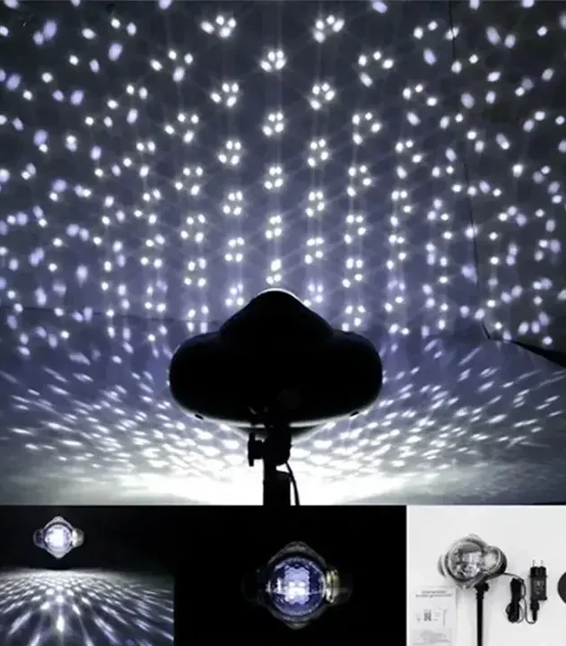 led projektor beli sneg za zimske praznike euroshop