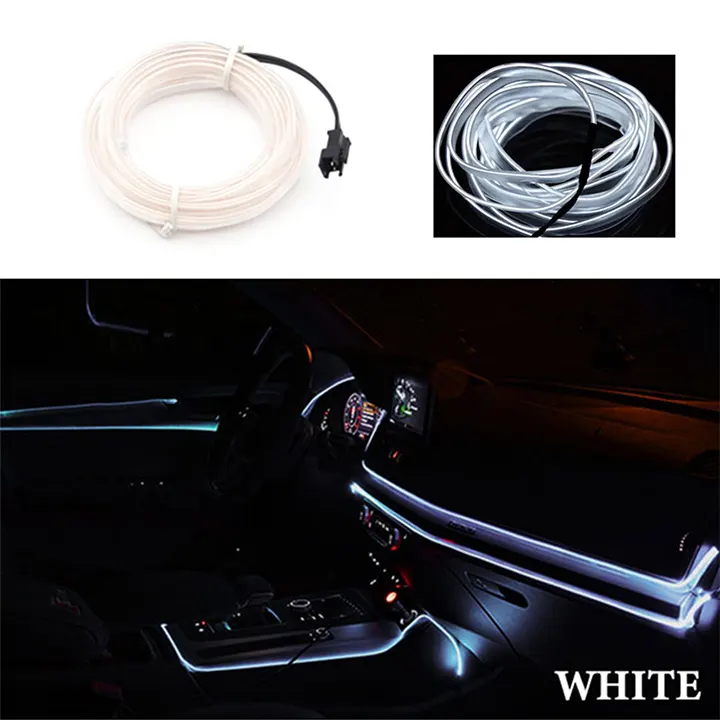 led traka crvena za enterijer auta dužina 2 metra euroshop