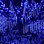 novogodišnja plava led meteorska kiša za dekoraciju euroshop