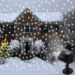 novogodišnji led projektor bele tačkice za bajkovitu atmosferu euroshop