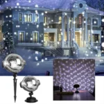 novogodišnji led projektor bele tačkice za prazničnu dekoraciju euroshop