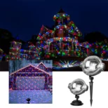 novogodišnji led projektor šarene tačkice za bajkovitu atmosferu euroshop