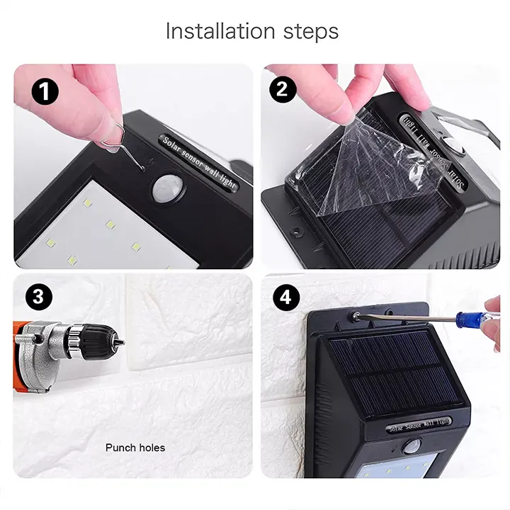 praktican solarni reflektor sa senzorom pokreta euroshop