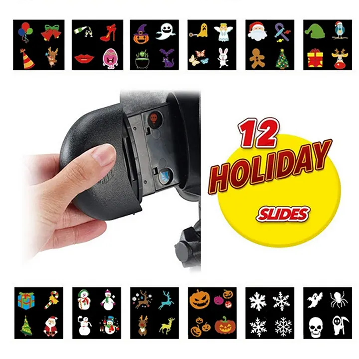 projektor sa 12 slajdova za unutrašnju i spoljašnju upotrebu euroshop