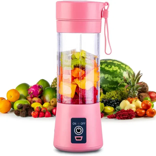 punjivi usb mini blender rozi za prenosive sokove i shejkove euroshop