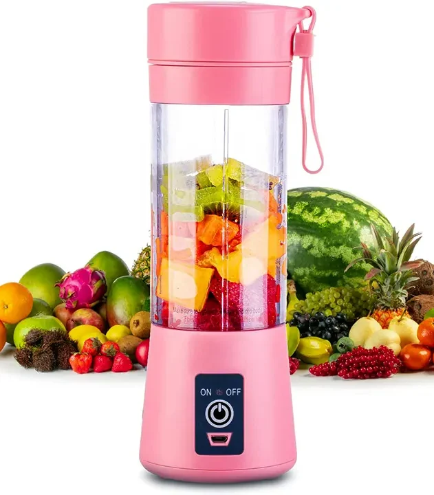 punjivi usb mini blender rozi za prenosive sokove i shejkove euroshop