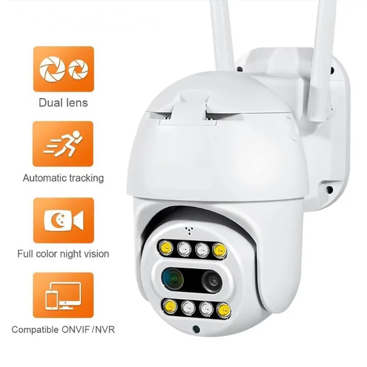 rotirajuća ptz 12mpx wifi ip kamera za noćno snimanje i detekciju pokreta euroshop