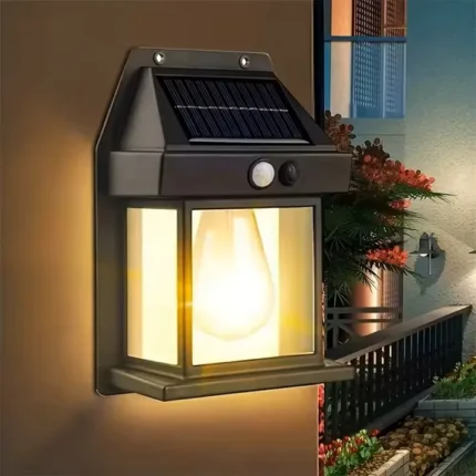 solarna lampa fenjer za dvoriste svetlosna kontrola i senzor pokreta euroshop