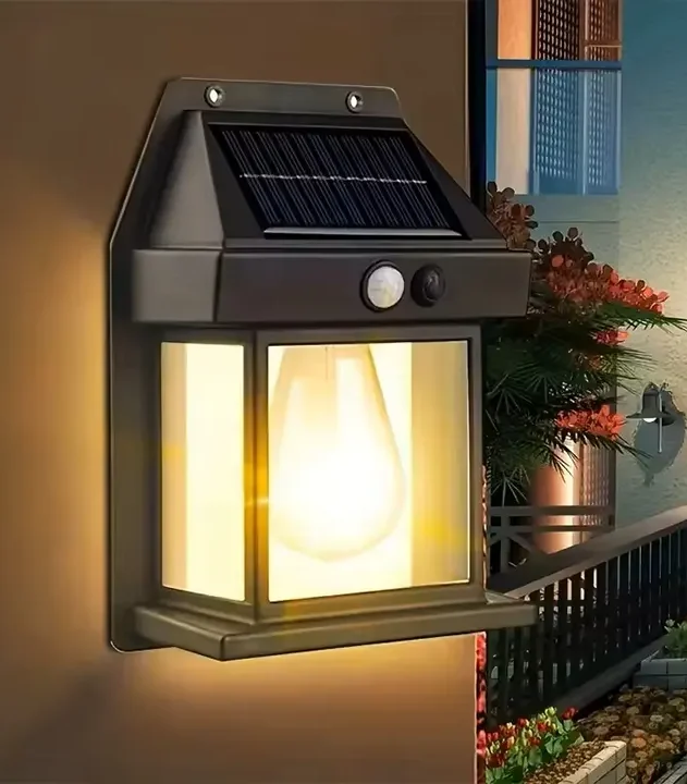 solarna lampa fenjer za dvoriste svetlosna kontrola i senzor pokreta euroshop