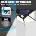 solarni reflektor 114 dioda za dvorište i vrt euroshop