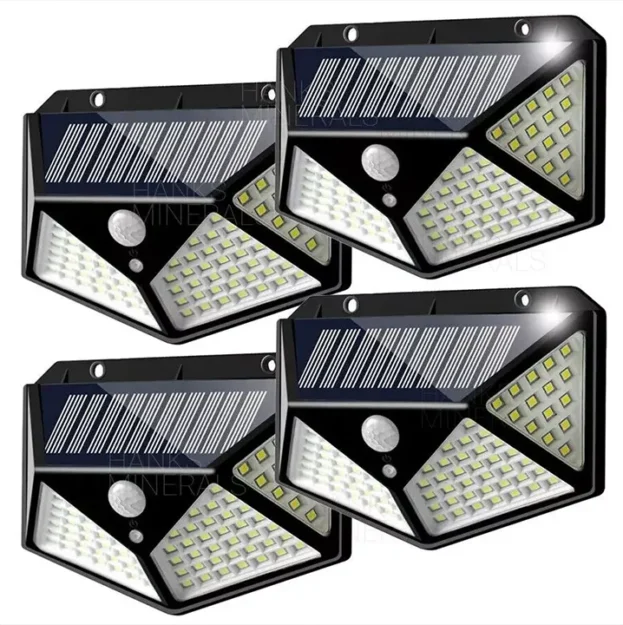 solarni reflektori set 4kom 100 dioda za dvorište euroshop