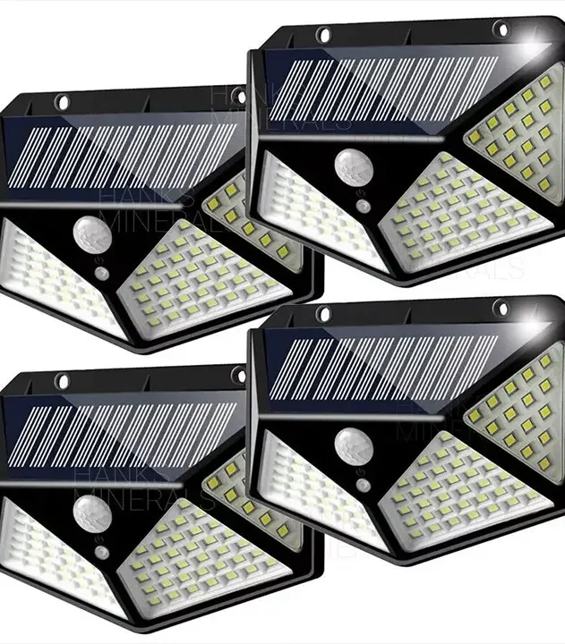 solarni reflektori set 4kom 100 dioda za dvorište euroshop