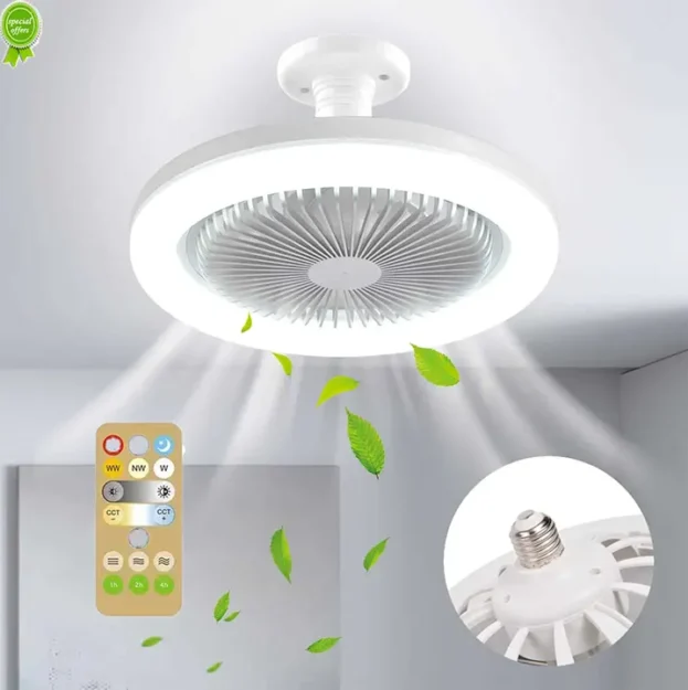 ventilator i sijalica 2u1 savršena kombinacija osvetljenja i hlađenja euroshop