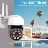 wifi a9b ptz ip kamera za video nadzor 12mpx visoka rezolucija euroshop