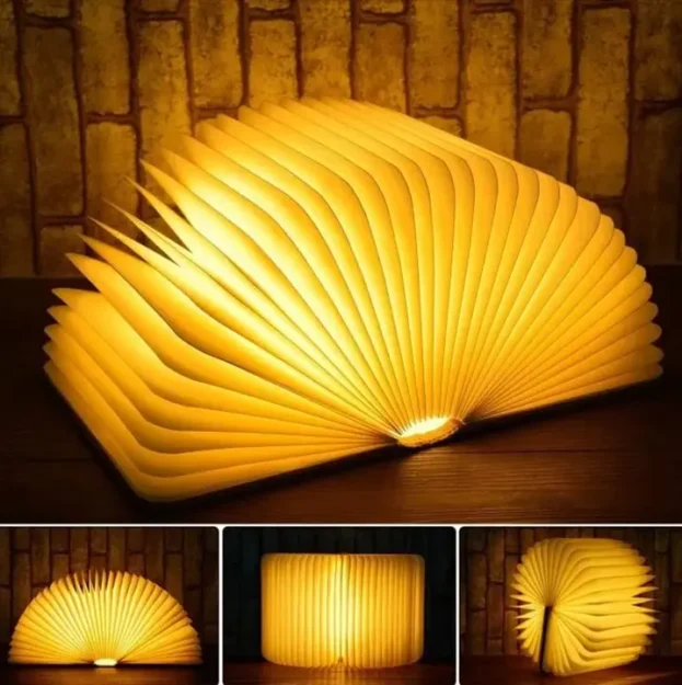 kreativna nocna lampa u obliku knjige euroshop