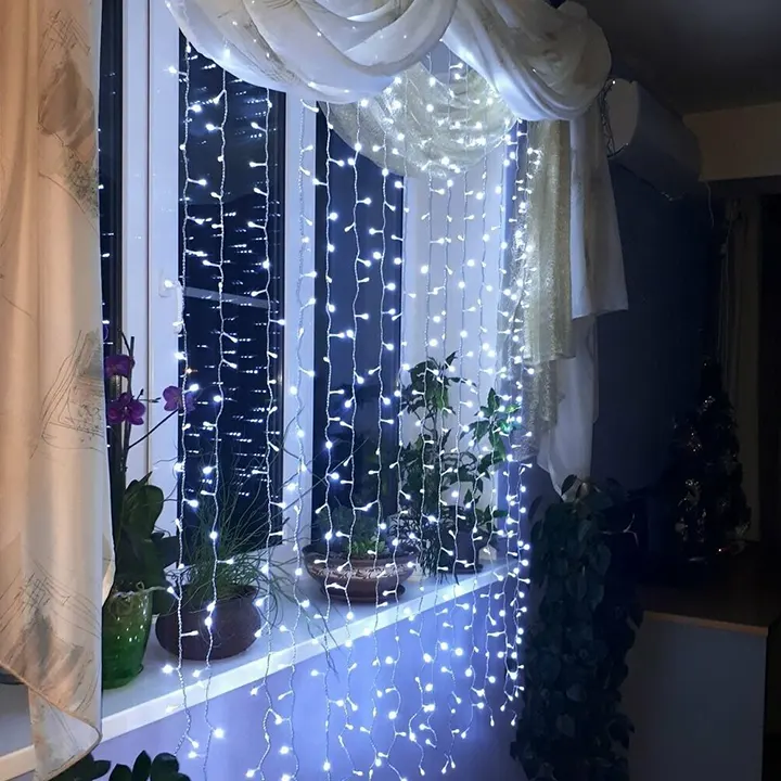 led zavesa 3x3m sarene boje 8 efekata svetla euroshop