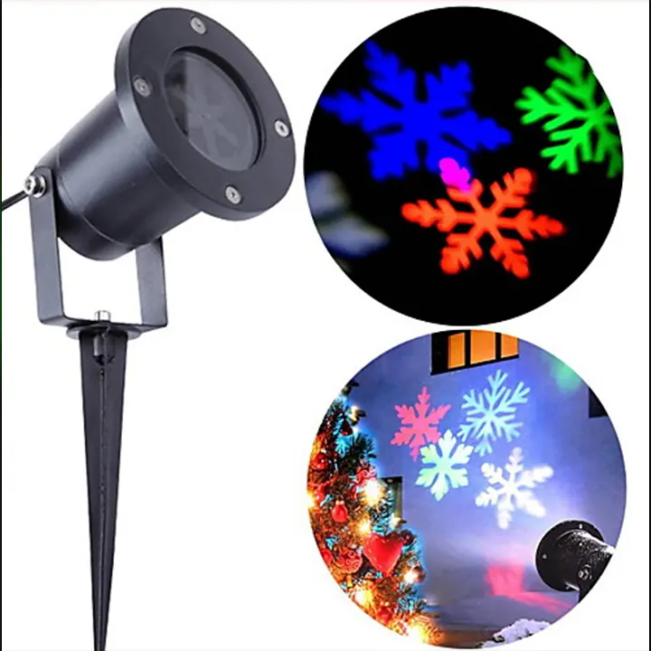 rgb projektor sa pahuljama za spoljasnju upotrebu euroshop