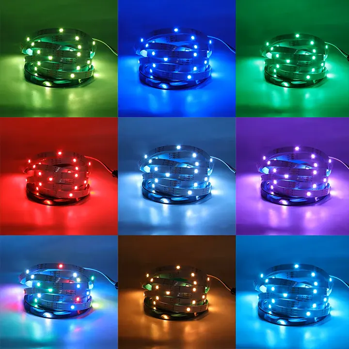 samolepljiva rgb led traka 10m za jednostavnu montažu euroshop