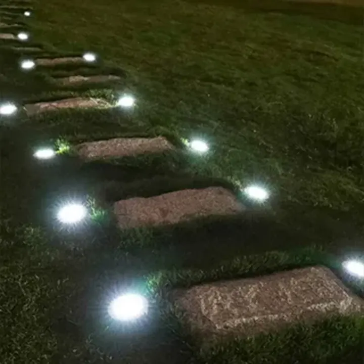 solarne disk lampe sa 8 led dioda za basta i dvoriste euroshop