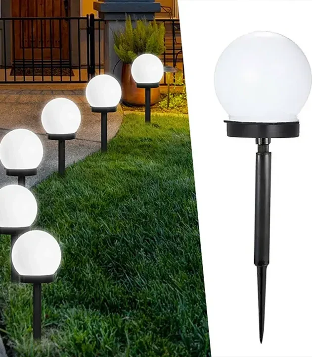 solarne lampe 4kom sa plasticnim nastavkom za zemlju euroshop