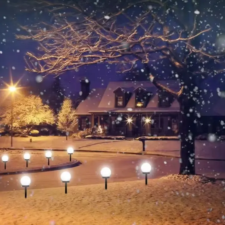 solarne okrugle lampe 4kom uključivanje s prekidačem ON OFF euroshop