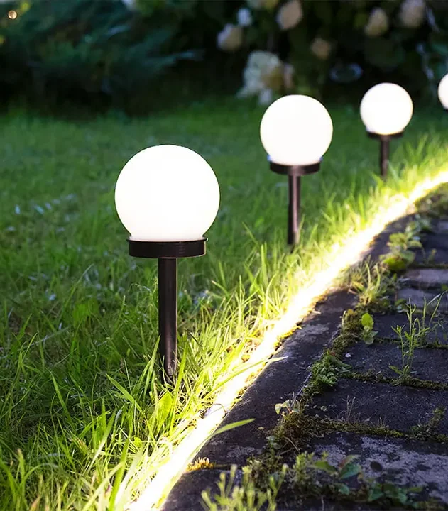 solarne okrugle ubodne lampe 3kom sa senzorom dan noc euroshop