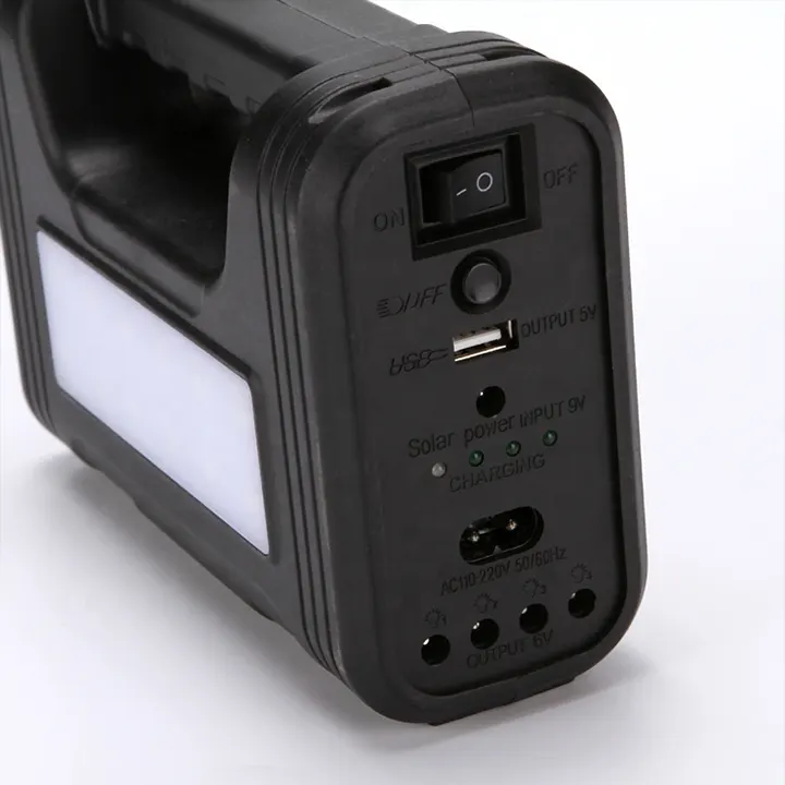 solarni komplet sa led sijalicama i usb punjenjem euroshop