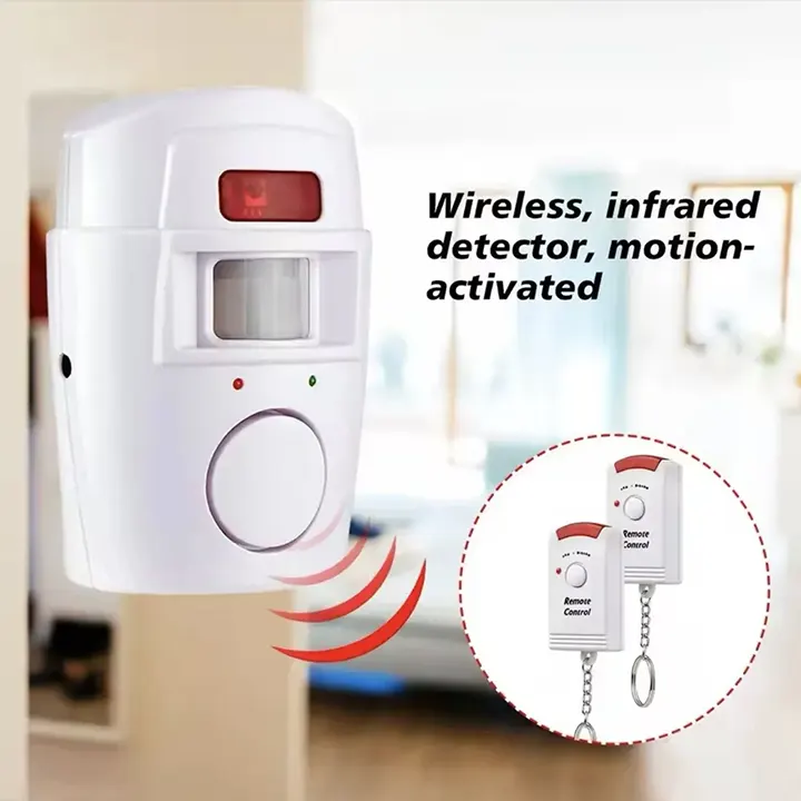 alarm sa senzorom pokreta glasna sirena 105db euroshop