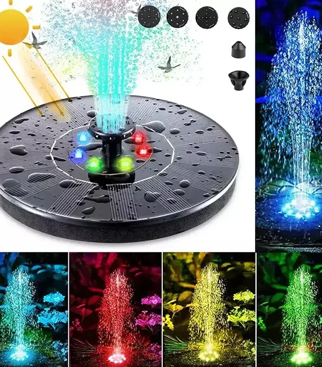 solarna fontana sa visokim vodnim mlazem euroshop