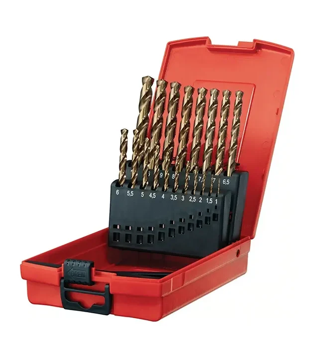 set burgija hss od 1 do 10mm 19 komada euroshop