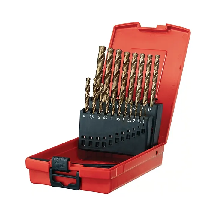 set burgija hss od 1 do 10mm 19 komada euroshop